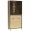 Vitrin M3 Mediolan Natural Hikora,5