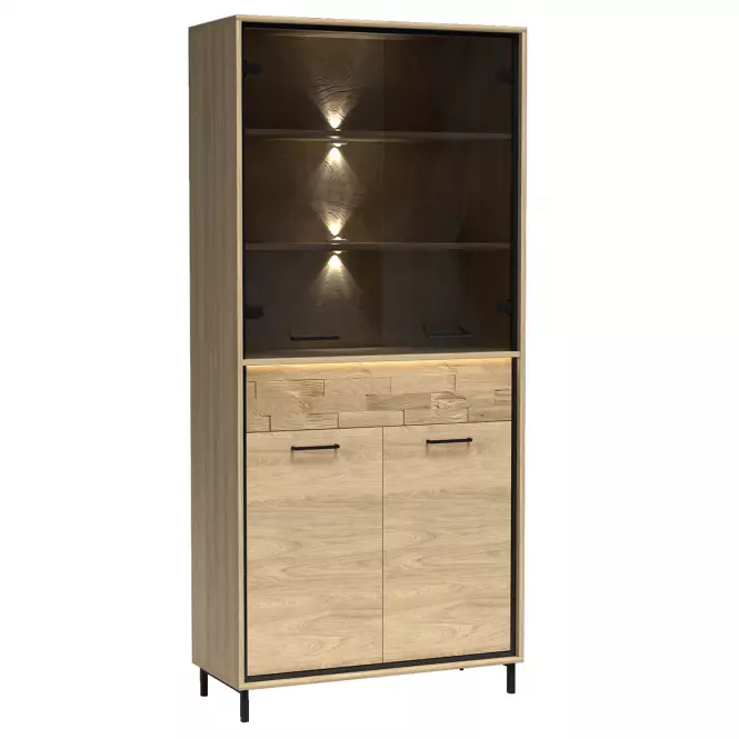 Vitrin M3 Mediolan tábla Natural Hikora,5