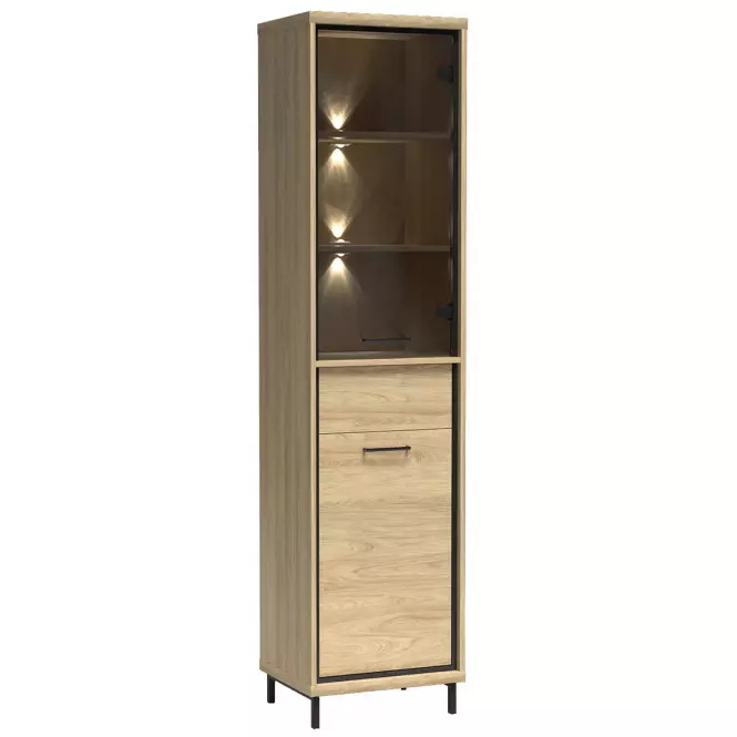 Vitrin M4 Mediolan Natural Hikora