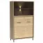 Vitrin M5 Mediolan Natural Hikora,5