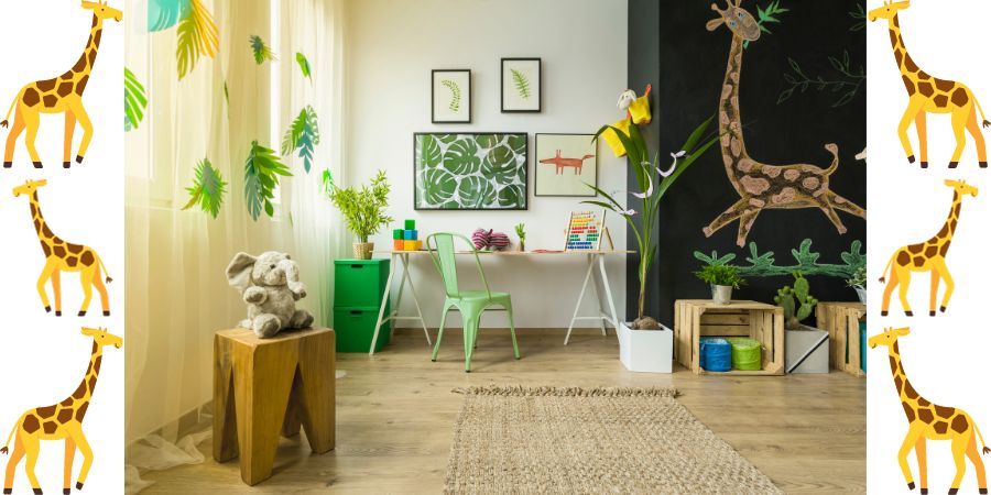 Hogyan rendezzünk be egy szafari témájú gyermekszobát?