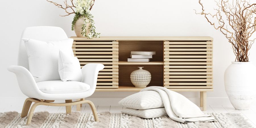 Elrendezés scandi boho stílusban - a scandi boho stílus színei