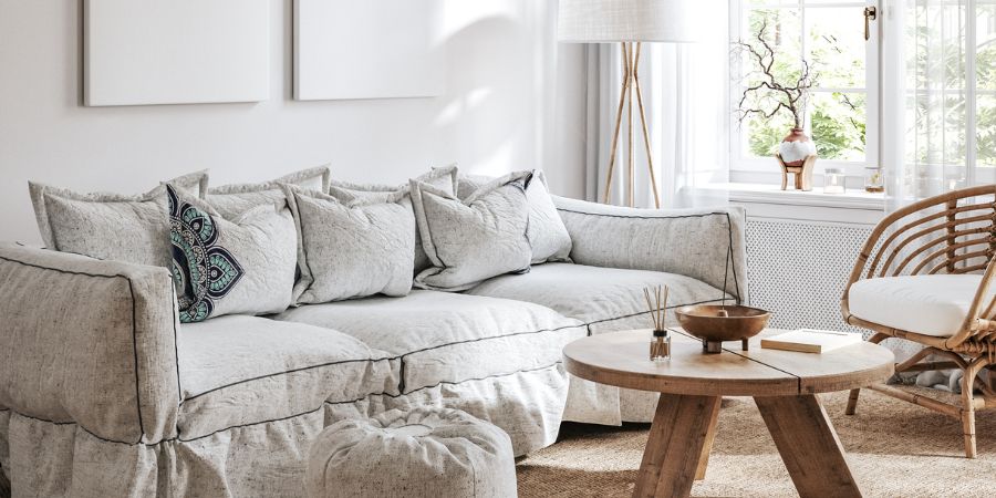 A scandi boho stílus kombinációja megfelelő kivitelezéssel és anyagokkal