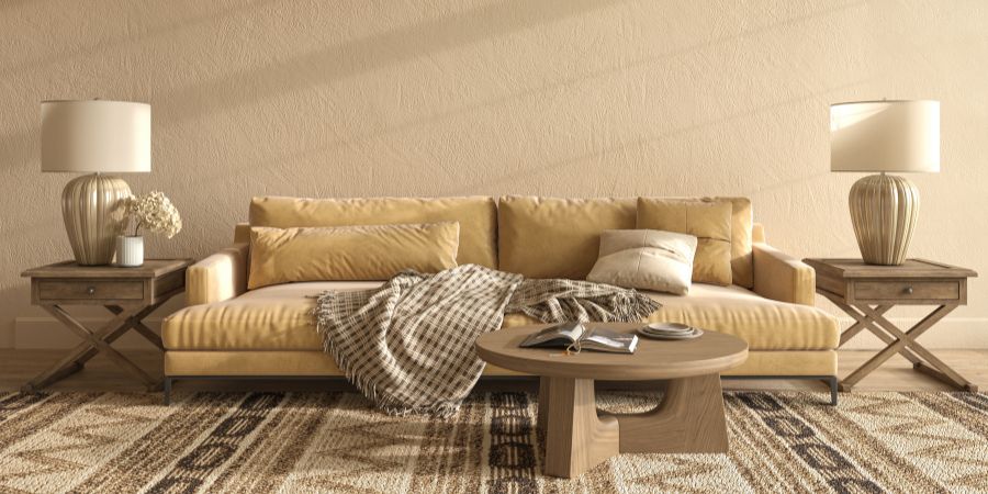 Konyha Scandi boho stílusban