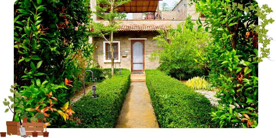 Olasz stílusú kert - tökéletes hely a friss levegőn való pihenésre